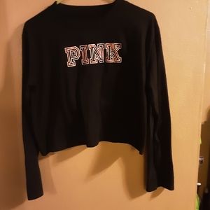 Victoria's secret pink crop top medium